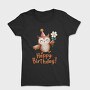 Birthday Owl Flower, Tricou Femei