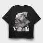 To Valhala Odin Wolves, Tricou Oversize Barbati (Unisex)