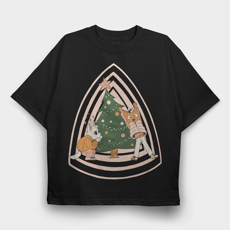 Christmas High Kids, Tricou Oversize Barbati (Unisex)