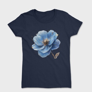 Blue Flower Glow, Tricou Femei