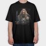 Fantasy Knight Lion, Tricou Oversize Barbati (Unisex)