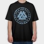 Runes Viking Valknut, Tricou Oversize Barbati (Unisex)