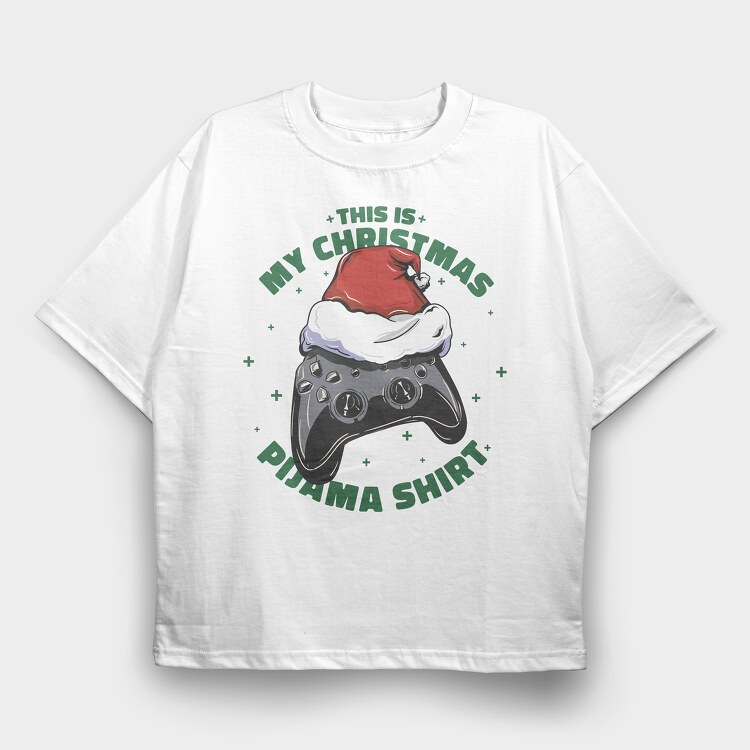 Christmas Pijama, Tricou Oversize Barbati (Unisex)