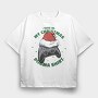 Christmas Pijama, Tricou Oversize Barbati (Unisex)