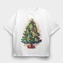 Avocado Christmas, Tricou Oversize Barbati (Unisex)