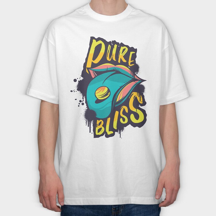 Tongue Pill, Tricou Oversize Barbati (Unisex)