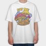 Mushrooms Eat Me, Tricou Oversize Barbati (Unisex)