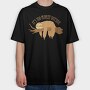 Too Peopley Outside Sloth, Tricou Oversize Barbati (Unisex)