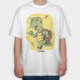 Running Turtle, Tricou Oversize Barbati (Unisex)