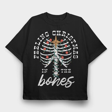 Feeling Christmas, Tricou Oversize Barbati (Unisex)