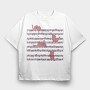 Music Sheet Cats, Tricou Oversize Barbati (Unisex)