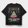 Axolotl Christmas, Tricou Oversize Barbati (Unisex)