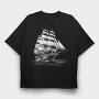Sail Ship, Tricou Oversize Barbati (Unisex)