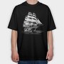 Sail Ship, Tricou Oversize Barbati (Unisex)
