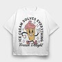 Ice Cream Solves Everything, Tricou Oversize Barbati (Unisex)