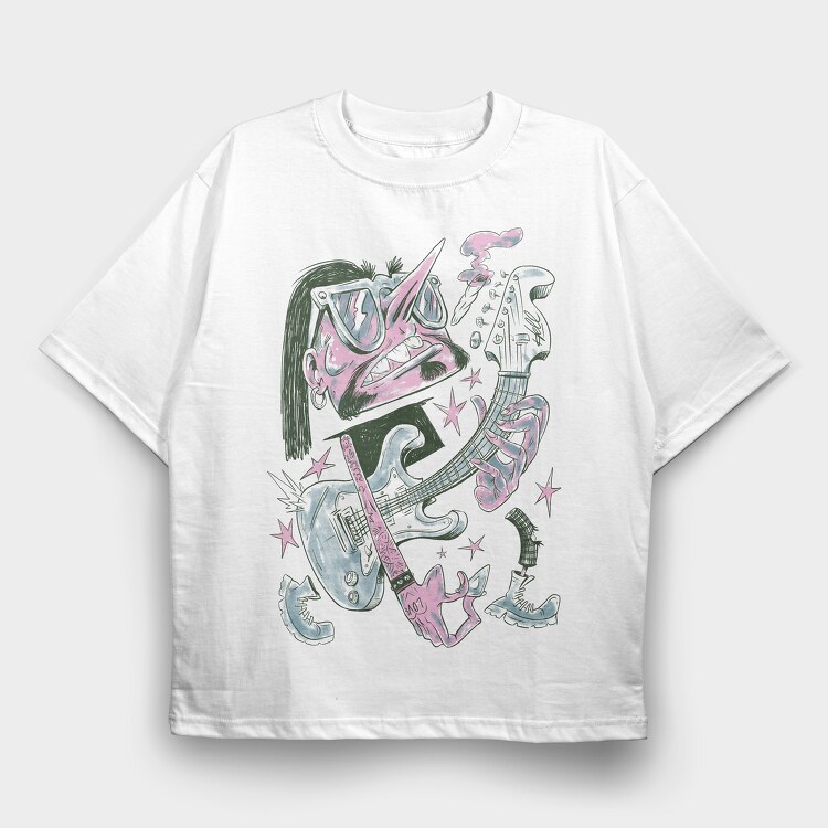 Musicians 10, Tricou Oversize Barbati (Unisex)