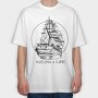 Sailing Boat, Tricou Oversize Barbati (Unisex)