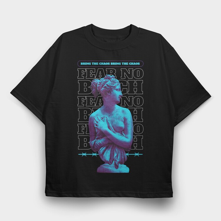 Trap Statue, Tricou Oversize Barbati (Unisex)