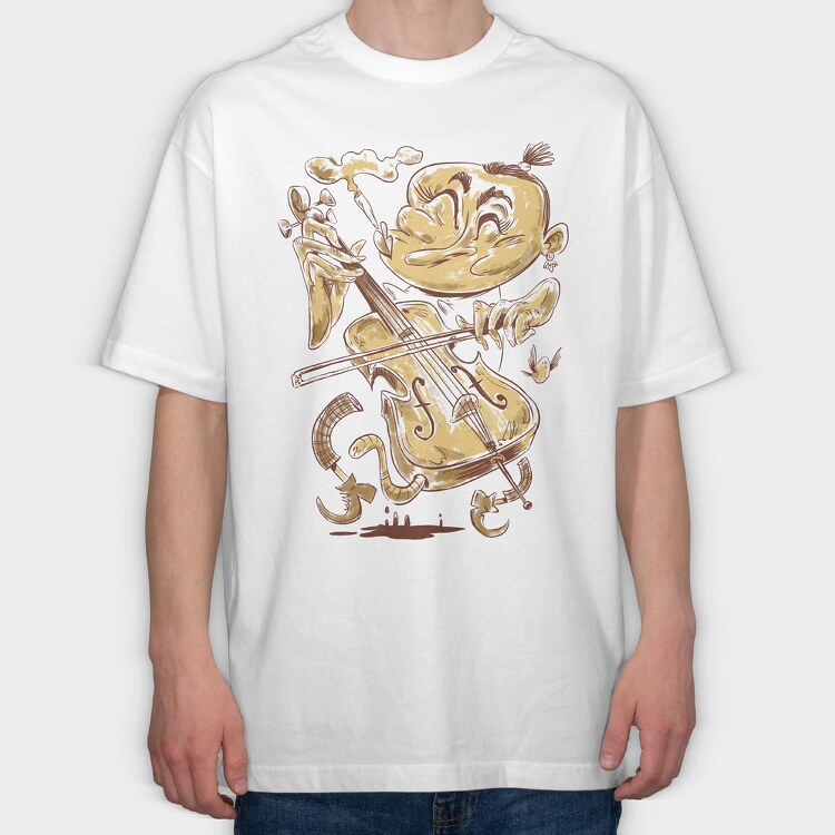 Musicians 2, Tricou Oversize Barbati (Unisex)