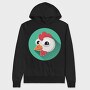 Chicken Icon Art, Hanorac Oversize Barbati (Unisex)