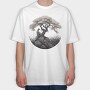 Sakura Tree, Tricou Oversize Barbati (Unisex)