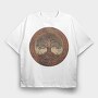 Tree of Life 2, Tricou Oversize Barbati (Unisex)