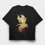 Fire Spirit, Tricou Oversize Barbati (Unisex)