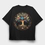 Tree of Life, Tricou Oversize Barbati (Unisex)