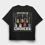 Important Choices, Tricou Oversize Barbati (Unisex)