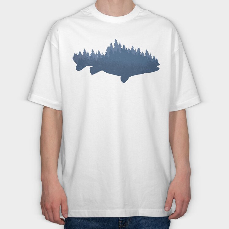 Fish Forest, Tricou Oversize Barbati (Unisex)