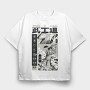 Samurai Bushido 2, Tricou Oversize Barbati (Unisex)