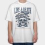 Trend Life Death, Tricou Oversize Barbati (Unisex)