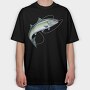 Fish Illustration 2, Tricou Oversize Barbati (Unisex)