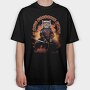Samurai Cat I Have Probable Claws, Tricou Oversize Barbati (Unisex)