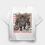 Trend Merry Krampus Japanese, Tricou Oversize Barbati (Unisex)