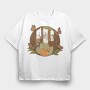 In the Woods, Tricou Oversize Barbati (Unisex)