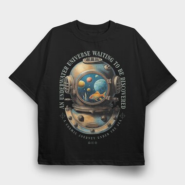 Trend Underwater Universe, Tricou Oversize Barbati (Unisex)