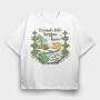 Trendy Life Forest, Tricou Oversize Barbati (Unisex)
