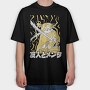 Samurai Girl Yellow, Tricou Oversize Barbati (Unisex)