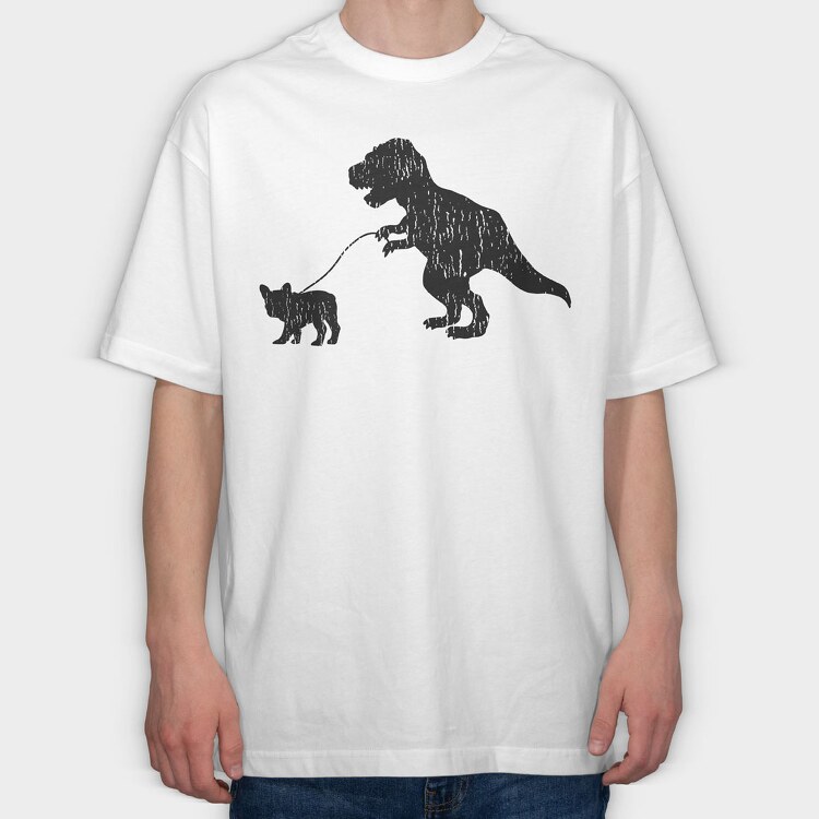 Trex Bulldog, Tricou Oversize Barbati (Unisex)