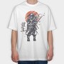 Samurai Grunge, Tricou Oversize Barbati (Unisex)