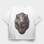 Trex Missing Tooth, Tricou Oversize Barbati (Unisex)