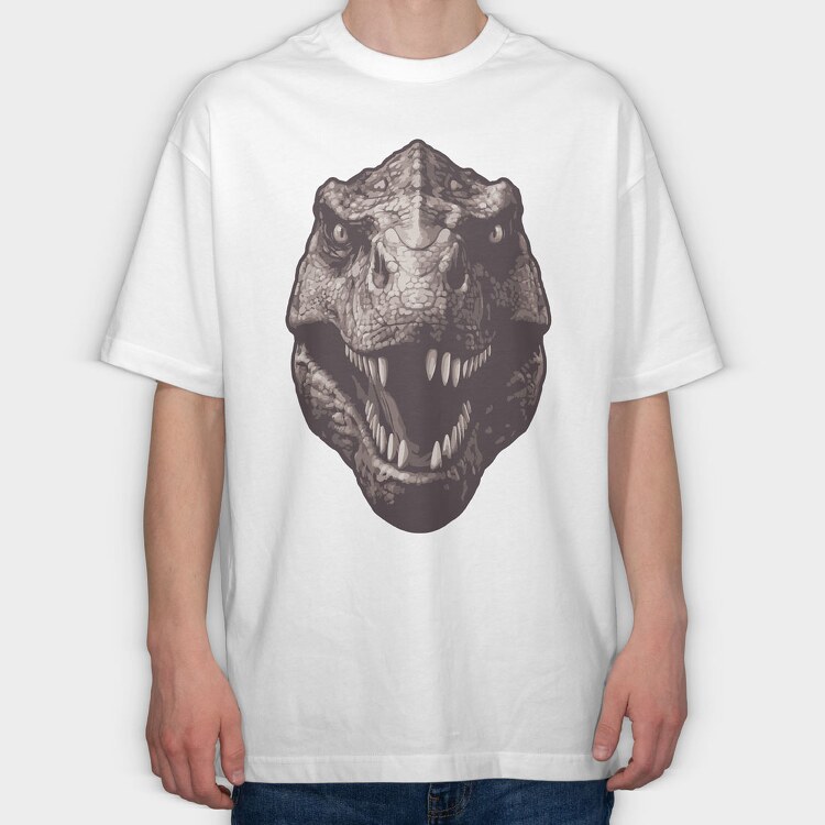 Trex Missing Tooth, Tricou Oversize Barbati (Unisex)