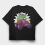 Trex Monster Truck, Tricou Oversize Barbati (Unisex)