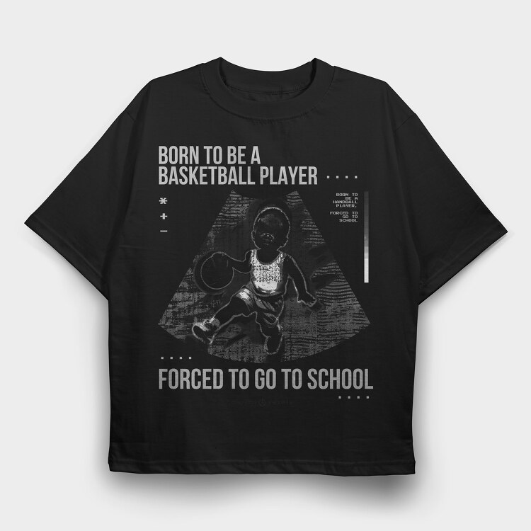 Basketball Ultrasoun, Tricou Oversize Barbati (Unisex)
