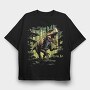Trex Running Realistic, Tricou Oversize Barbati (Unisex)