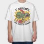 Trex School, Tricou Oversize Barbati (Unisex)
