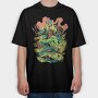 Mythology Poseidon, Tricou Oversize Barbati (Unisex)