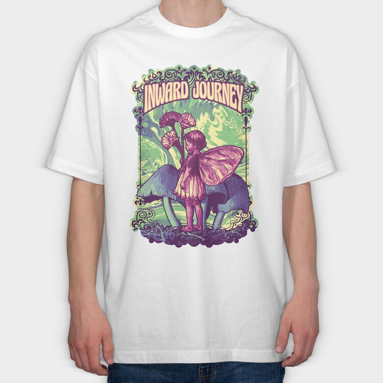 Inward Journey, Tricou Oversize Barbati (Unisex)