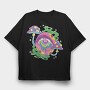 Trippy Eye, Tricou Oversize Barbati (Unisex)